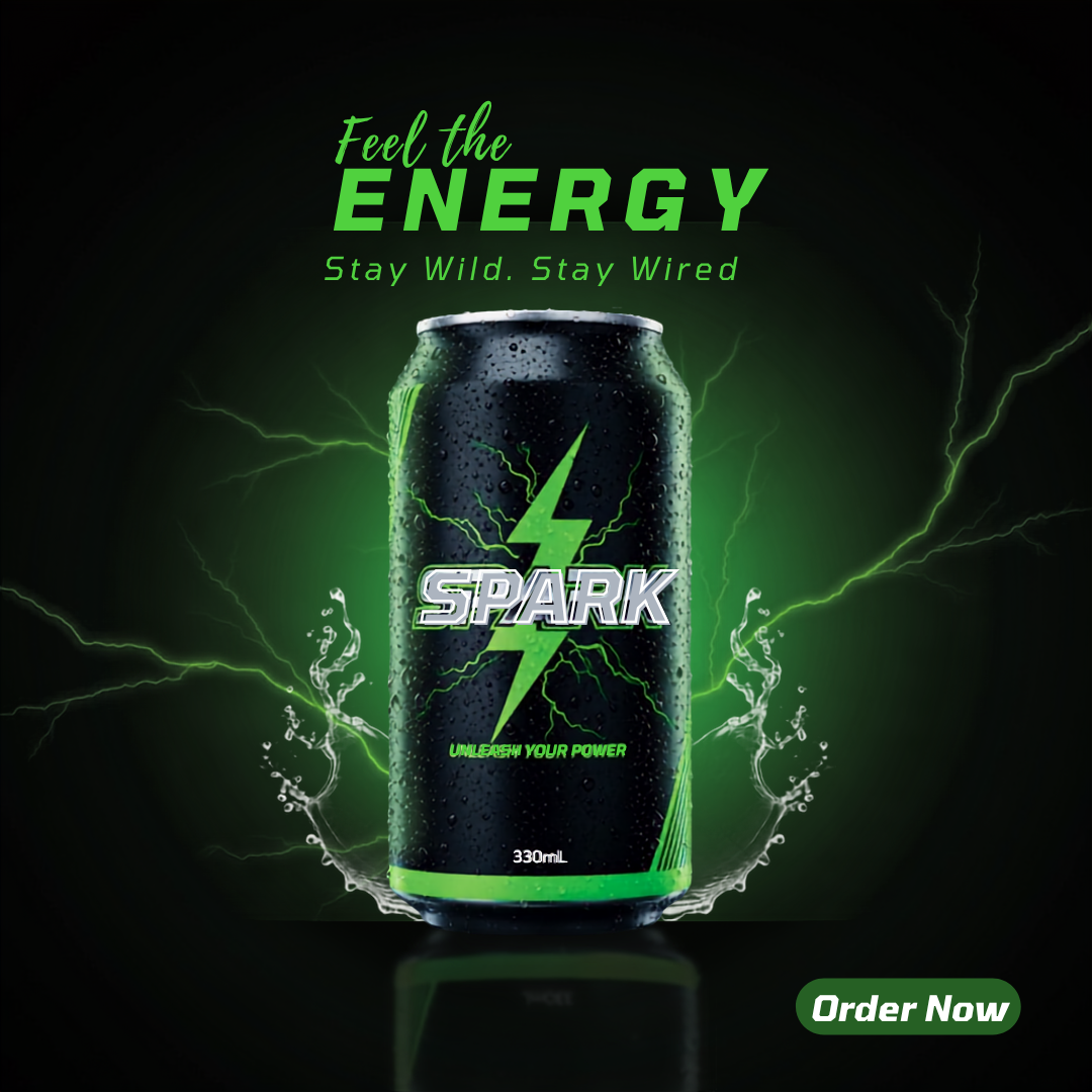 Energy Drink Promotional Post